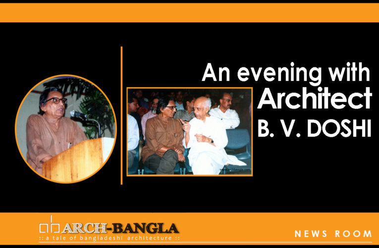 An evening with Architect B. V. DOSHI