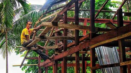 গ্রামীণ জনপদের ঘর