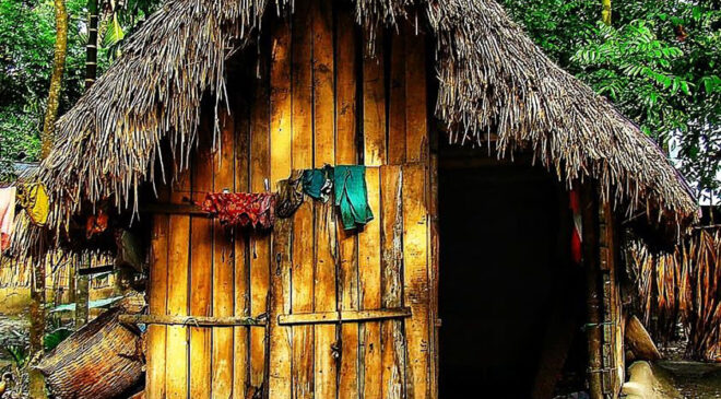 গ্রামীণ জনপদের ঘরবাড়ী