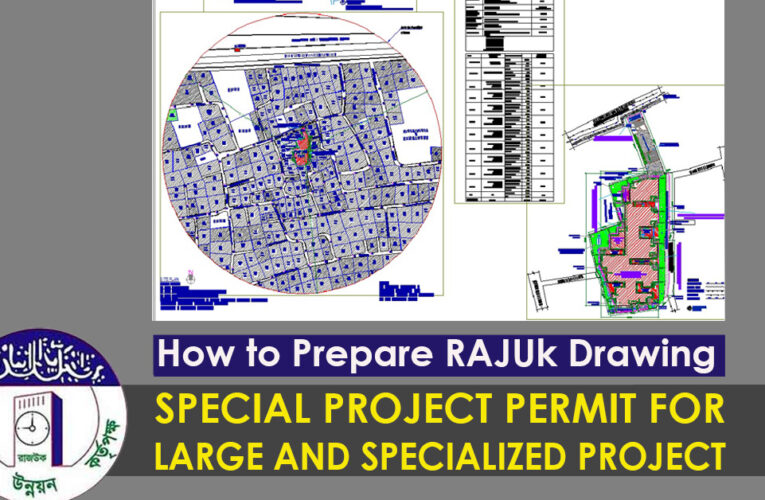 Rajuk approval drawing for SPECIAL PROJECT PERMIT