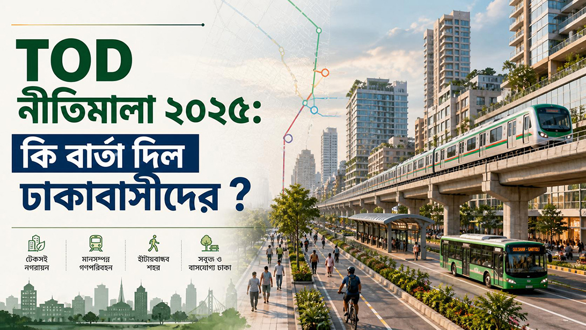 TOD guideline 2025 TOD নীতিমালা ২০২৫