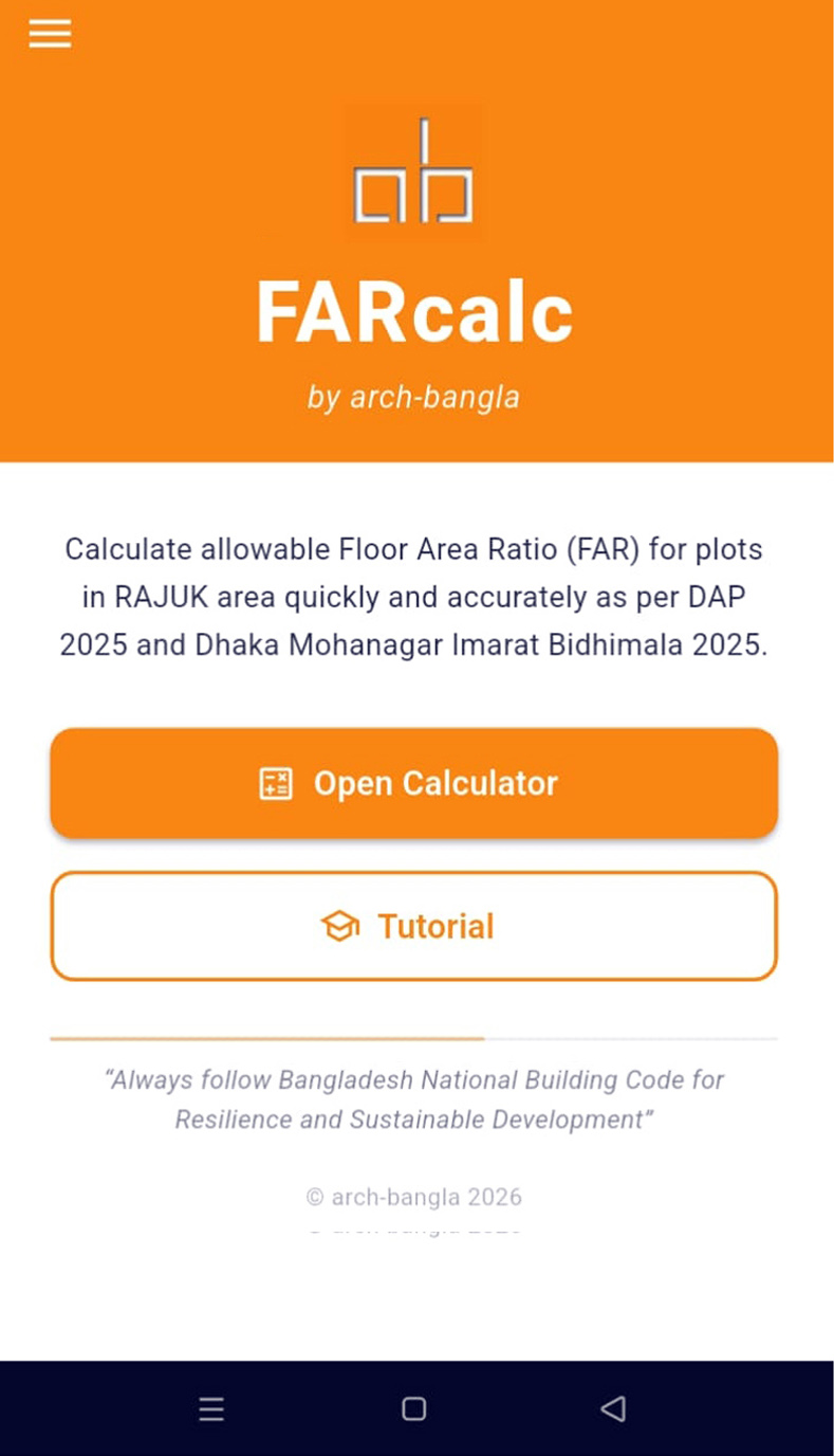 FAR Calculation Mobile App FARcalc